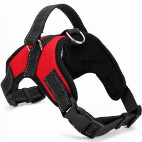 Dog Chest Strap Traction Rope Explosion proof Flushing Dog Chest Strap (colour: Red)